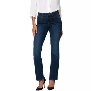 NYDJ Marilyn Straight Dark Wash Jeans Size 14P